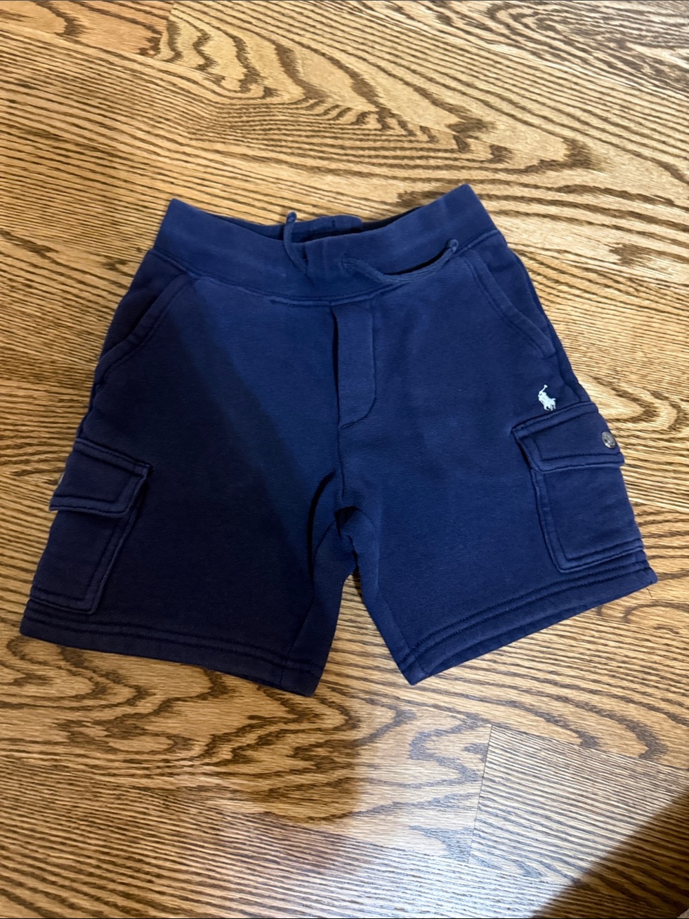 Polo by Ralph Lauren Navy Cargo Knit Shorts